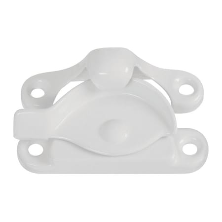 National Hardware National Hardware White Die-Cast Zinc Sash Lock 1 pk N248-468